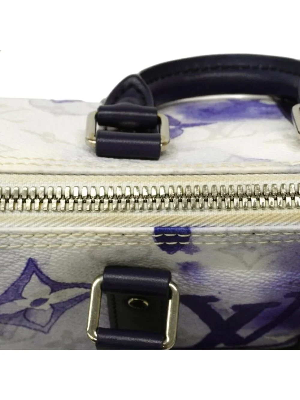 Louis Vuitton Handbag Monogram Water Color Keepall XS Blue 2-Way